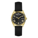 Relógio Guess Luna Feminino Dourado - Gw0357l1 Cor Da Correia Preto Cor Do Fundo Preto
