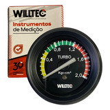 Relógio Indicador Pressão Turbina 52mm 0 A 2kg Universal 