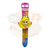 Relógio Infantil Digital Projetor 24 Imagens - Princesas 