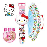 Relógio Infantil Projetor Hello Kitty 24