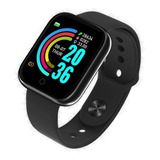 Relogio Inteligente Smartwatch D20 Bluetooth Monitor Saúde Cor Da Caixa Preto Cor Da Pulseira Preto Cor Do Bisel Preto