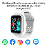 Relógio Inteligente Smartwatch D20 Cor Da