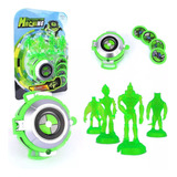 Relogio Lanca Disco Com Luz E Sons - Brinquedo Menino Ben 10