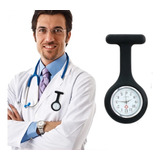 Relógio Lapela Saúde Enfermagem Medico Broche