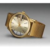 Relogio Lince Feminino Dourado Pulseira Esteira Lrg624l C1kx