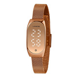 Relogio Lince Feminino Ouro Rose Digital