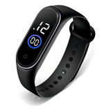 Relogio M6 Academia Digital Unissex Led A Prova D Agua Correia Preto