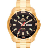 Relógio Masculino Automático Orient Dourado 469gp078f P1kx