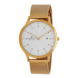 Relógio Masculino Dourado Oslo Slim S2kx Mgsss9u0008