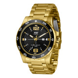 Relógio Masculino Dourado X-watch Aço Original Xmgs1036 Cor Do Bisel Preto Cor Do Fundo Preto