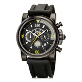 Relógio Masculino Everlast Preto A Prova D'água 50 M C