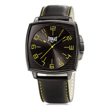 Relógio Masculino Everlast Pulseira Couro Preto E211
