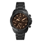 Relógio Masculino Fossil Bronson Preto 2 Anos De