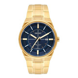 Relogio Masculino Orient Dourado Banhado Ouro Mgss1153-d1kx