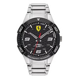 Relógio Masculino Scuderia Ferrari Apex Aço Inoxidável Prata