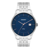 Relógio Masculino Slim Orient Azul Mbss1293