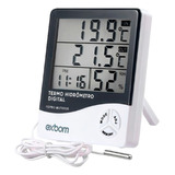 Relógio Mede Temperatura Umidade Ar Termo-higrômetro