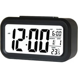 Relógio Mesa Digital Inteligente Temperatura Despertador Led