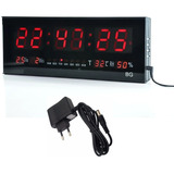 Relógio Mesa Parede Led Digital Termômetro Despertador Data