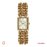 Relógio Mondaine Feminino Dourado 22x28mm