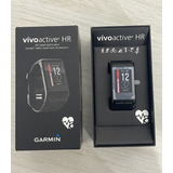 Relógio Monitor Cardíaco De Pulso Gps Garmin Vívoactive Hr
