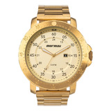 Relógio Mormaii Masculino Steel Basic Dourado - Mo2115bl/4x