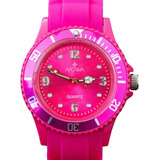 Relógio Nowa Feminino Borracha Nw0523rk Rosa
