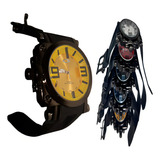 Relogio Oakley Pulseira Unissex Diversas Cores Cor Da Correia Preto Cor Do Fundo Amarelo