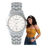 Relógio Orient Feminino Prata Mbss1004a B1sx
