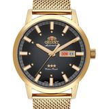 Relógio Orient Masculino Automatico Dourado 469gp085