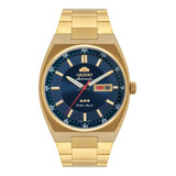 Relógio Orient Masculino Automático Dourado 469gp087