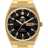 Relógio Orient Masculino Automático Dourado Preto