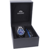 Relógio Orient Masculino Automático F49ss014 Azul