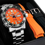 Relógio Orient Masculino Automático F49ss014 Diver