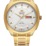Relógio Orient Masculino Dourado Automático Três