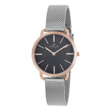 Relógio Oslo Feminino Slim Safira Pulseira