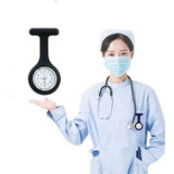 Relógio Para Enfermagem Silicone Enfermeira Broche