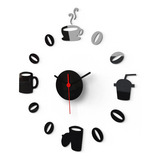 Relógio Parede Cozinha Grande Personalizado Sala Café 35cm
