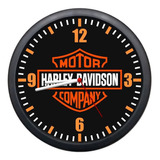 Relógio Parede Decorativo Harley Davidson Retrô