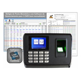 Relógio Ponto Biométrico Digital + Software