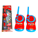 Relógio Projetor Carros Mcqueen + Walkie