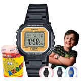 Relógio Pulso Casio Infantil Digital Unissex