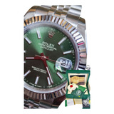 Relógio Rolex Datejust Verde Safira 41mm