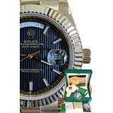 Relógio Rolex Day-date Preto Dourado Base