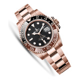 Relógio Rolex Gmt-master 2 Rose Safira