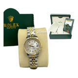 Relógio Rolex Pequeno 28mm Base Eta 2840 Vidro Safira Luxo