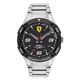 Relógio Scuderia Ferrari Masculino Aço Inox Prata- Importado