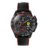 Relógio Scuderia Ferrari Masculino Borracha Preto Evoluzione