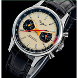 Relógio Seagull Sugess Chrono Mecânico Safira