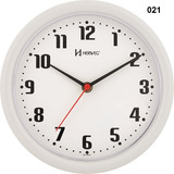 Relógio Silencioso Parede 20cm Cinza Preto